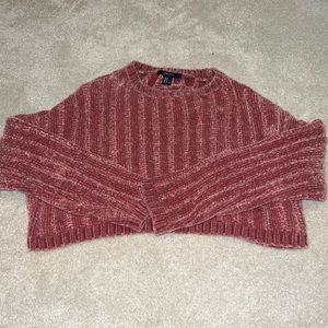 Forever 21 pink cropped sweater!